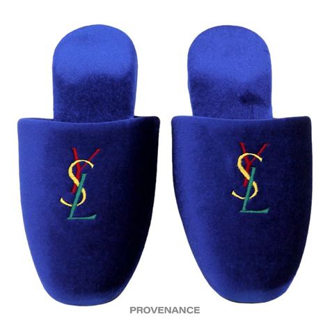 ysl handschuhe velour|Yves Saint Laurent Slippers for Women .